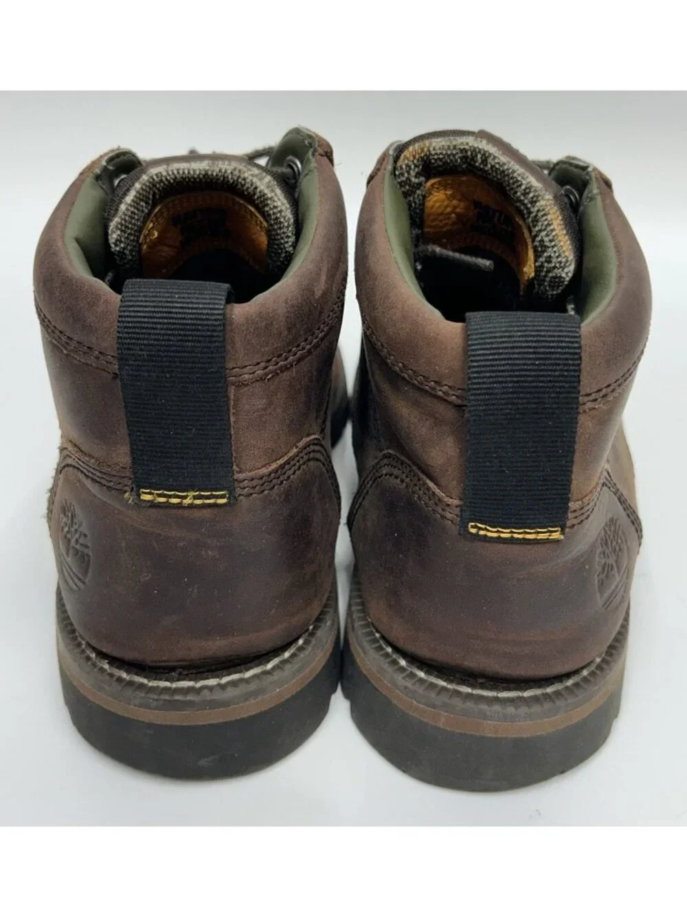 Timberland Mens Larchmont II Chukka Boots Size 8.5 Brown Waterproof A7546 EUC